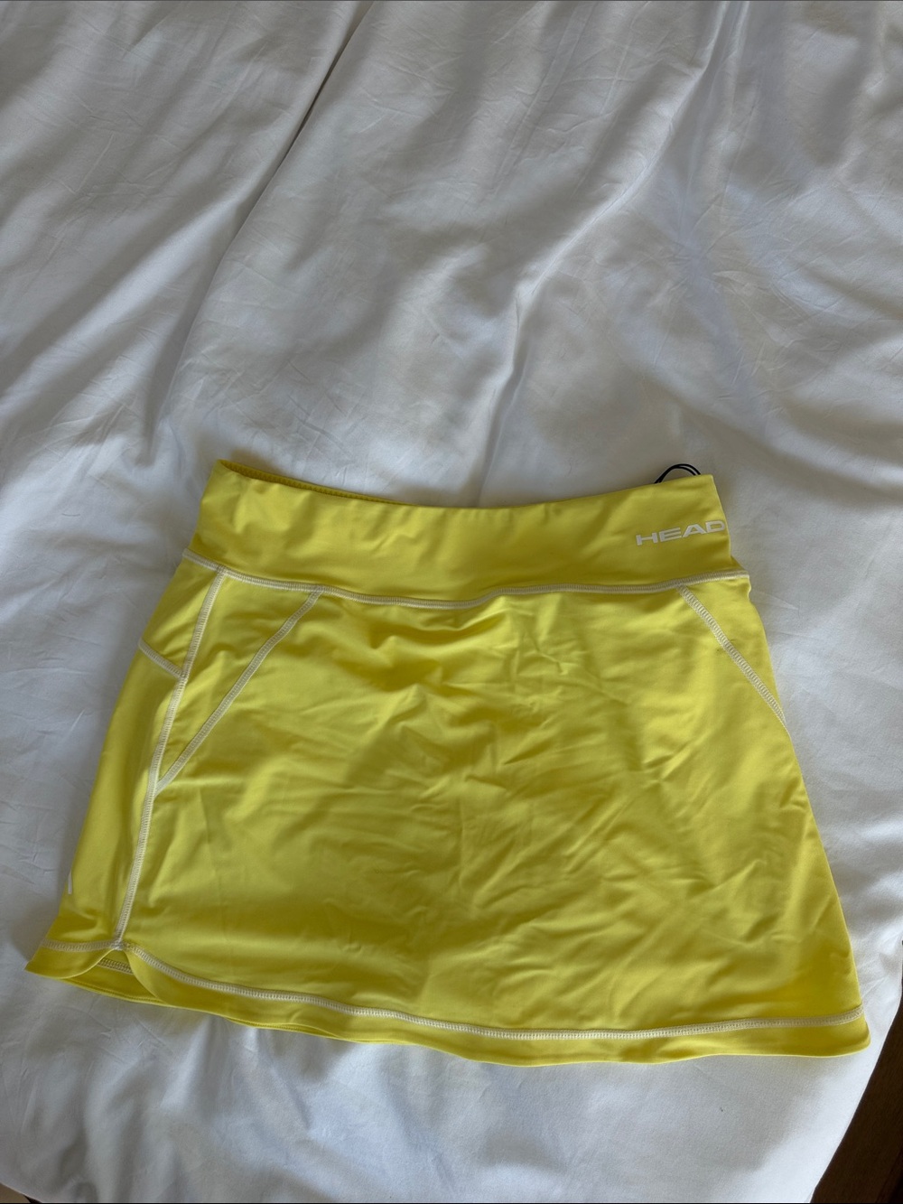 HEAD Bright Yellow Athletic Tennis Skort